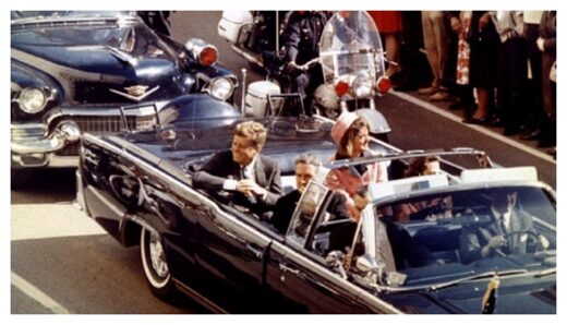 JFK in Motorcade Dallas Texas