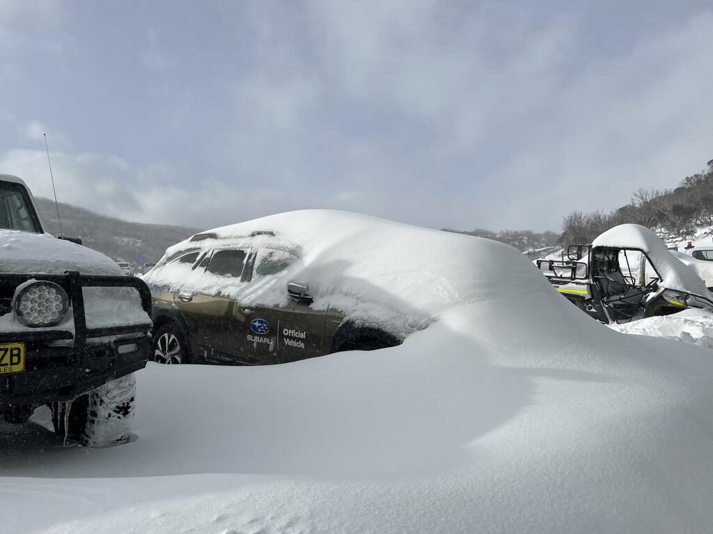 Perisher in alpine NSW recorded a staggering 25cm of snow on the slopes overnight