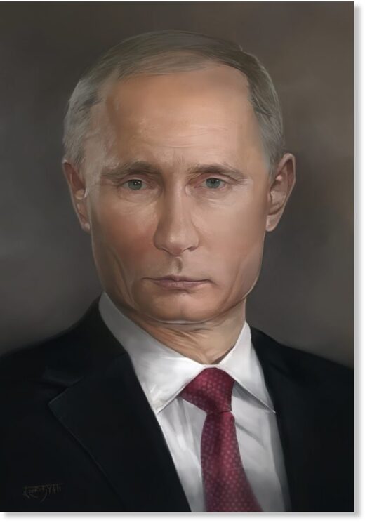 Click to enlarge Putin portrait