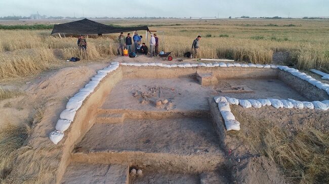 Trench at Shakhi Kora