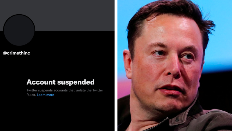 crimethInc account suspension elon