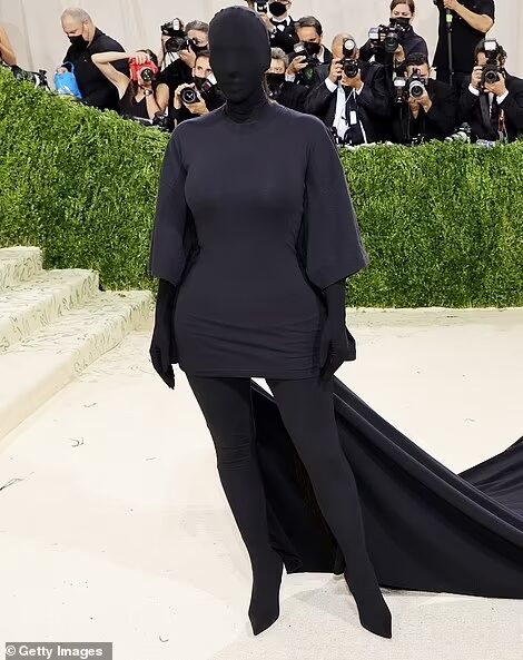 kim kardashian face covered