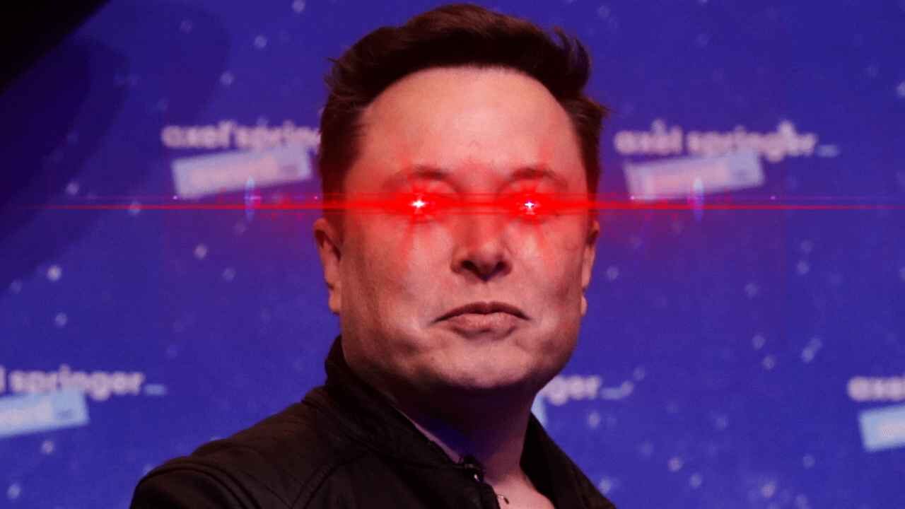 Click to enlarge elon musk laser eyes