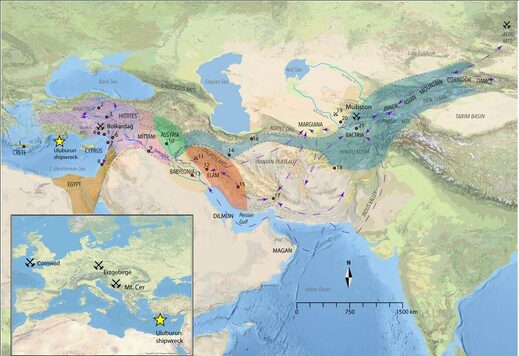 Click to enlarge bronze age trade network