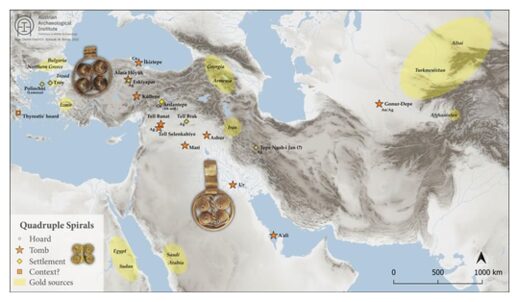 Click to enlarge Deposits of Gold