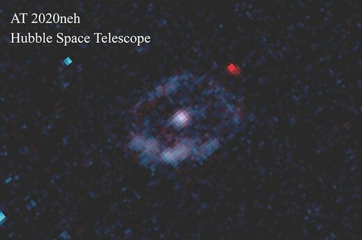 Hubble image  AT 2020neh black hole