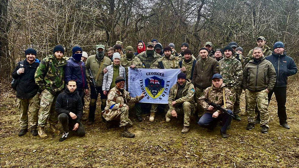 Click to enlarge Georgian legion ukraine foreign mercenaries
