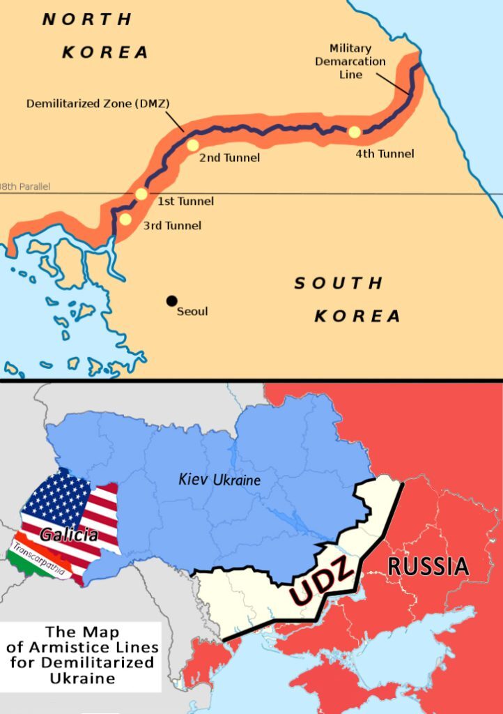 korean war dmz ukrain war dmz