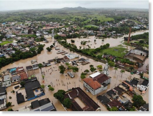 Floods in Carapebus, Brazil, December 2022