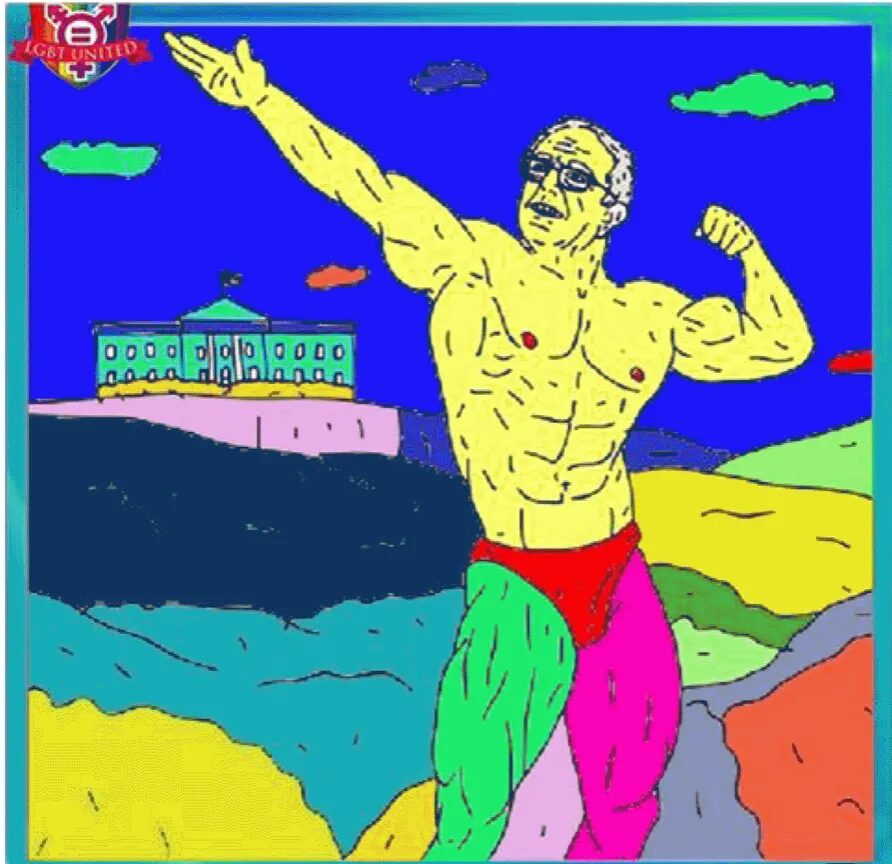 bernie sanders illustration flex