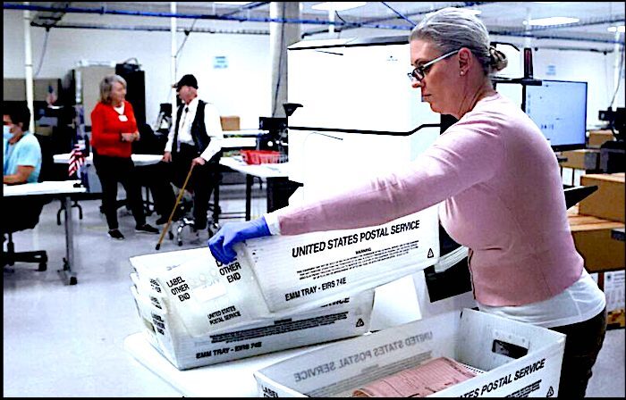 Click to enlarge Postal worker