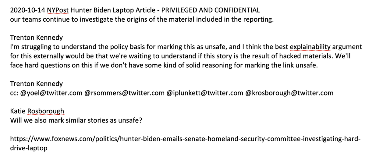 Click to enlarge twitter hacked materials police hunter laptop
