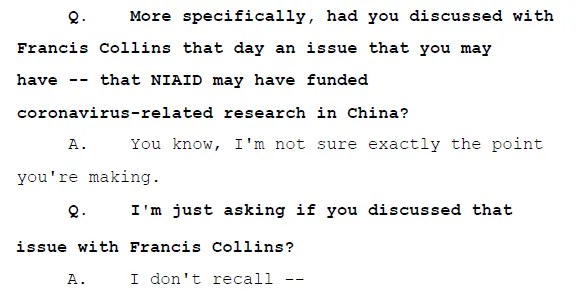 fauci transcript