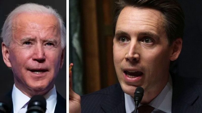 joe biden Josh Hawley