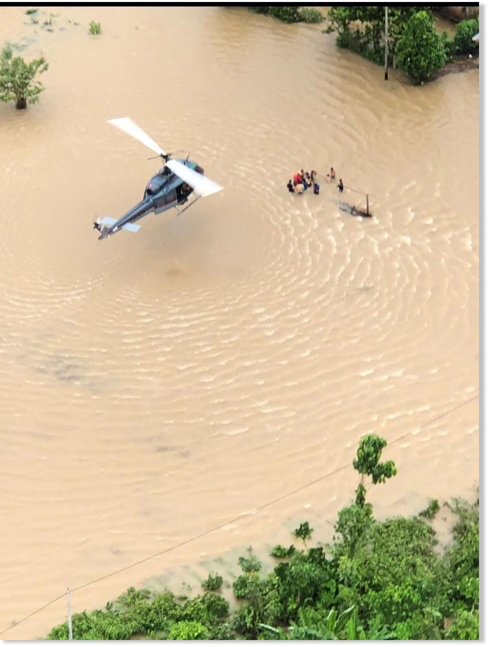 Peru  –  Flood destroy homes and bridges in Ucayali Department