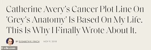 Click to enlarge elisabeth finch headline