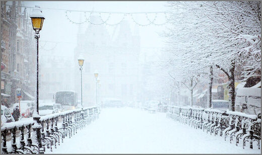 Snow scene