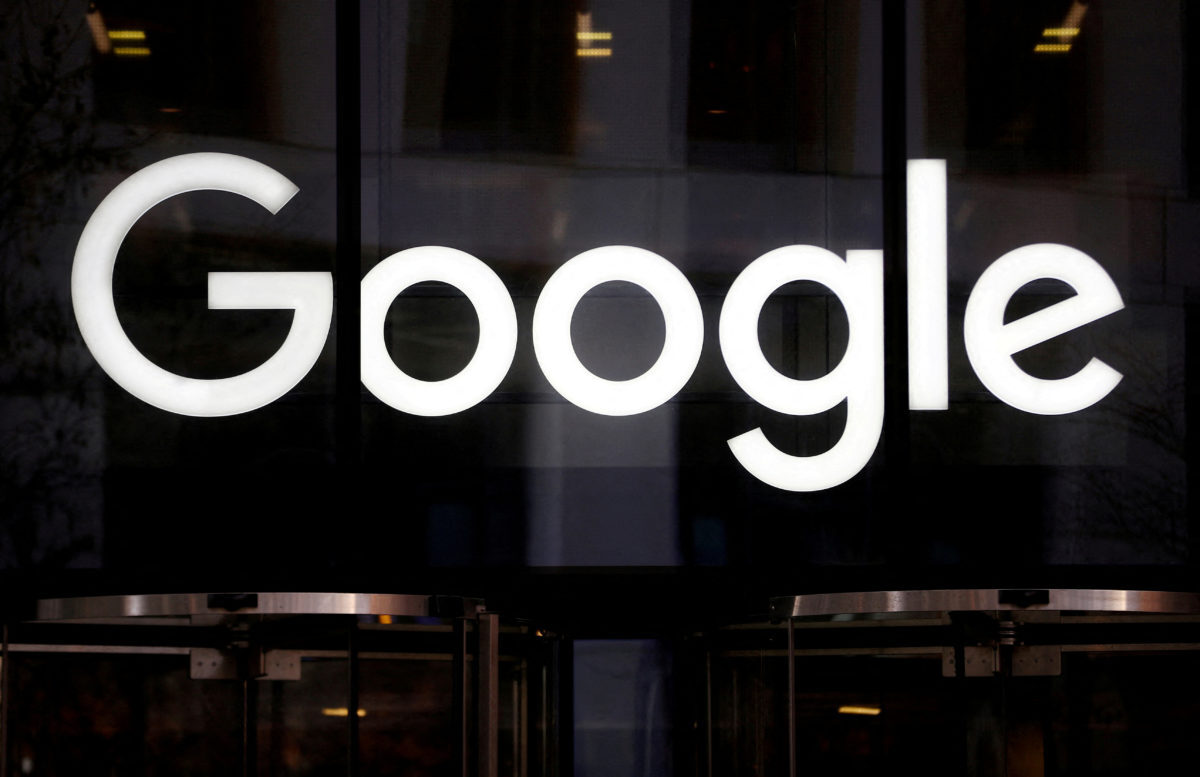 google logo window