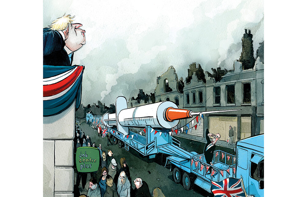 boris johnson matt hancock political cartoon