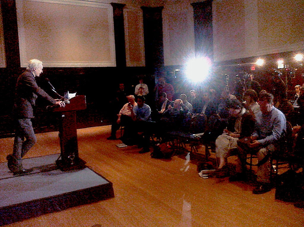 Click to enlarge assange speech national press club 2010
