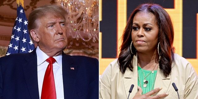 trump michelle obama