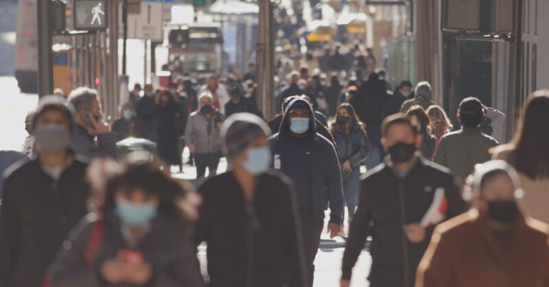 masked people