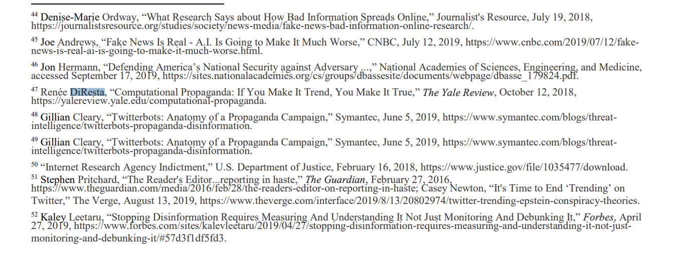 Click to enlarge Homeland Security memo