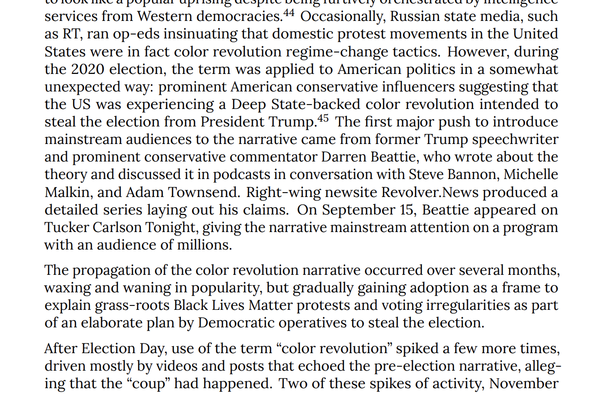 Click to enlarge Stanford University Election Integrity Partnership report
