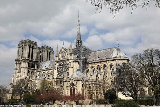 notre dame church fire