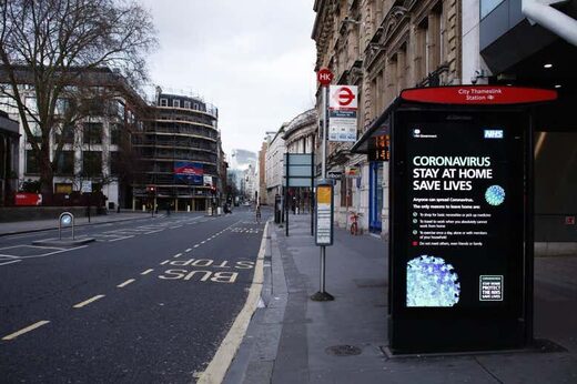 Click to enlarge lockdown london 2020