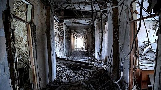 Click to enlarge University damaged