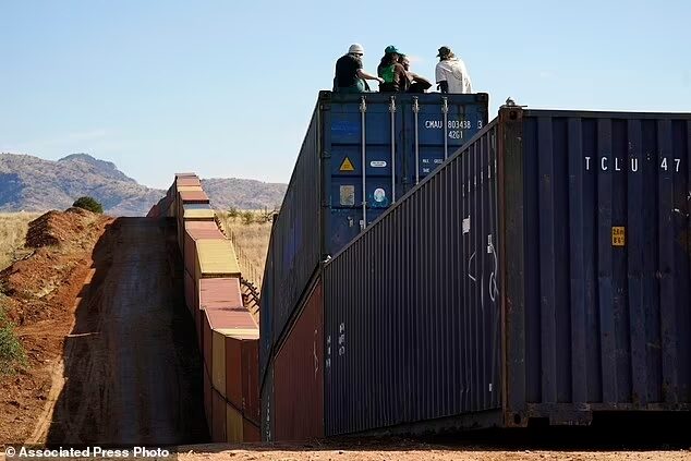 Click to enlarge shipping container wall