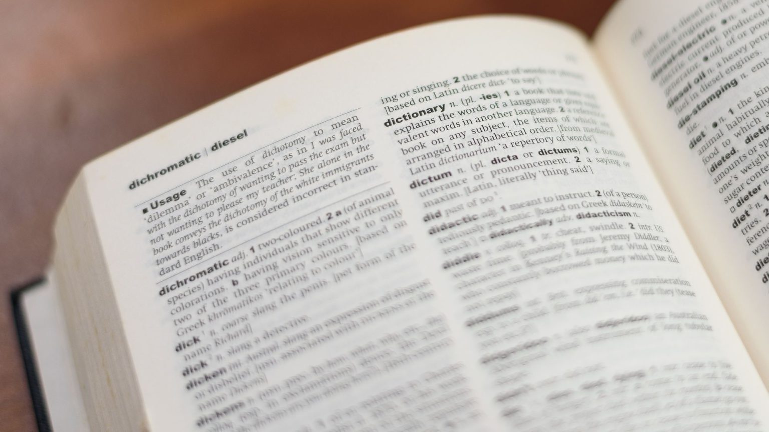 dictionary