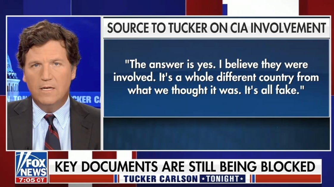 tucker carlson jfk assassination papers released
