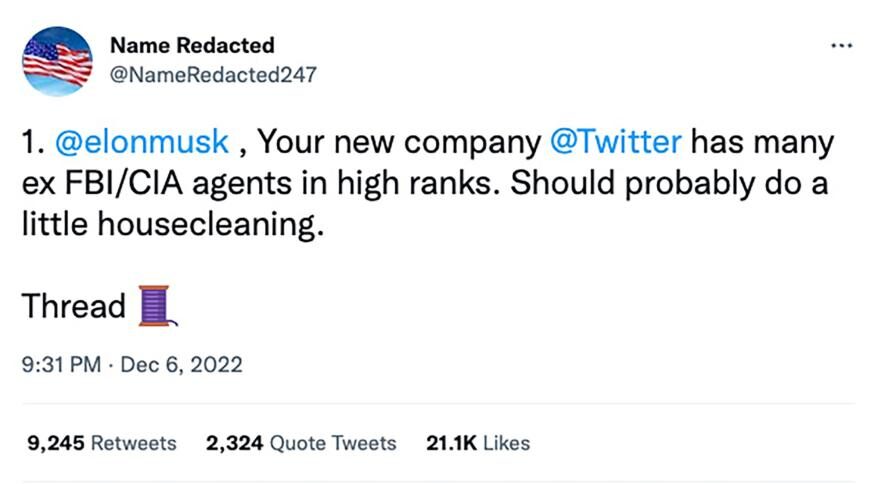 Click to enlarge twitter warning elon musk fbi spies