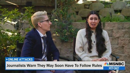 Click to enlarge Taylor lorenze interview satire twitter rules doxxing