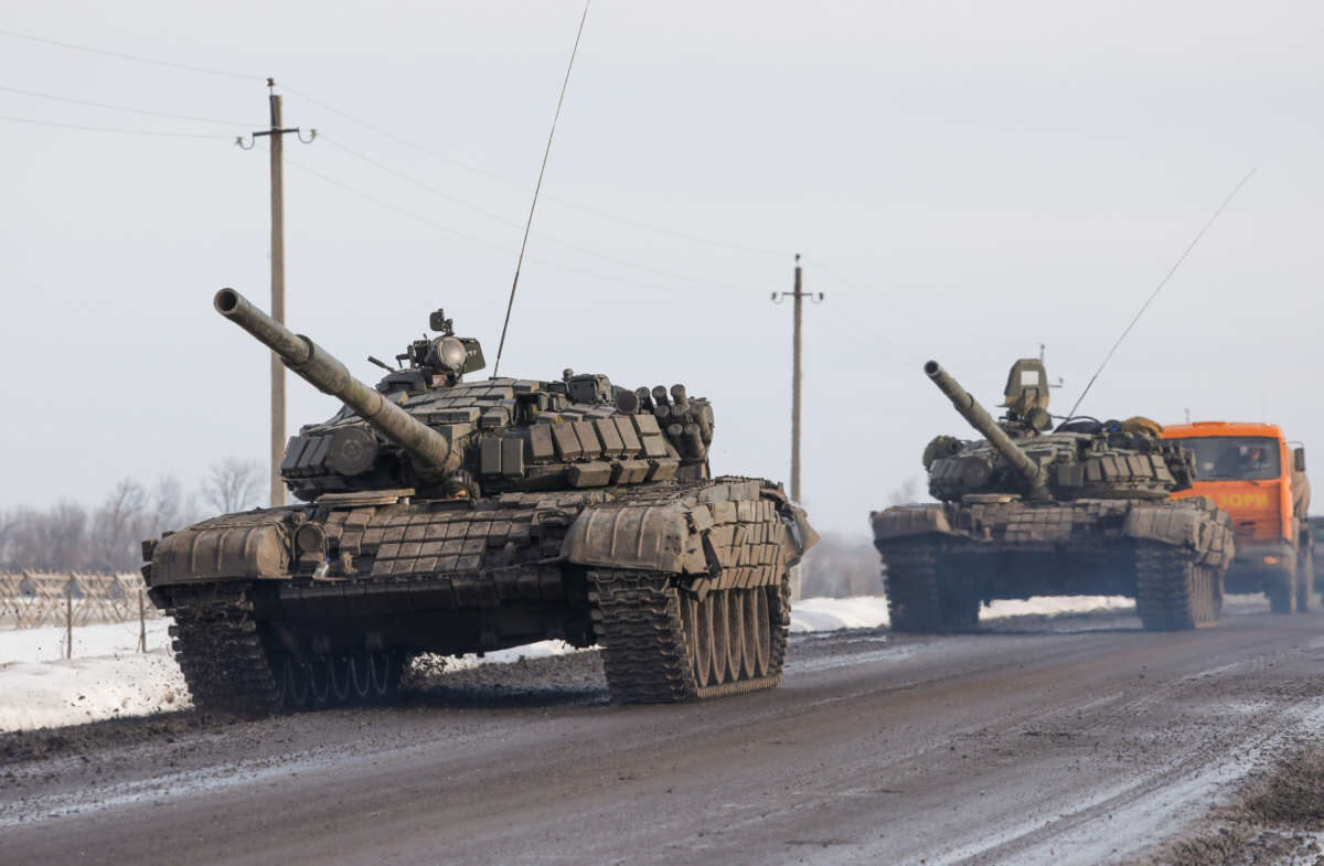 russia tanks ukraine