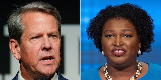 Click to enlarge brian kemp stacy abrams governorship georgia