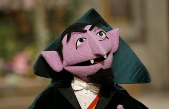 sesame stree character the count