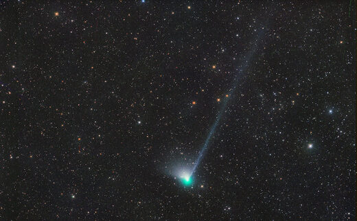 Click to enlarge Comet C/2022 E3 ZTF