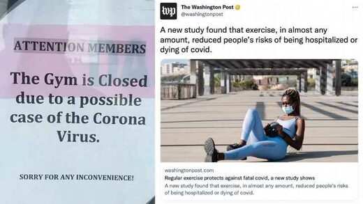 exercise covid wapo