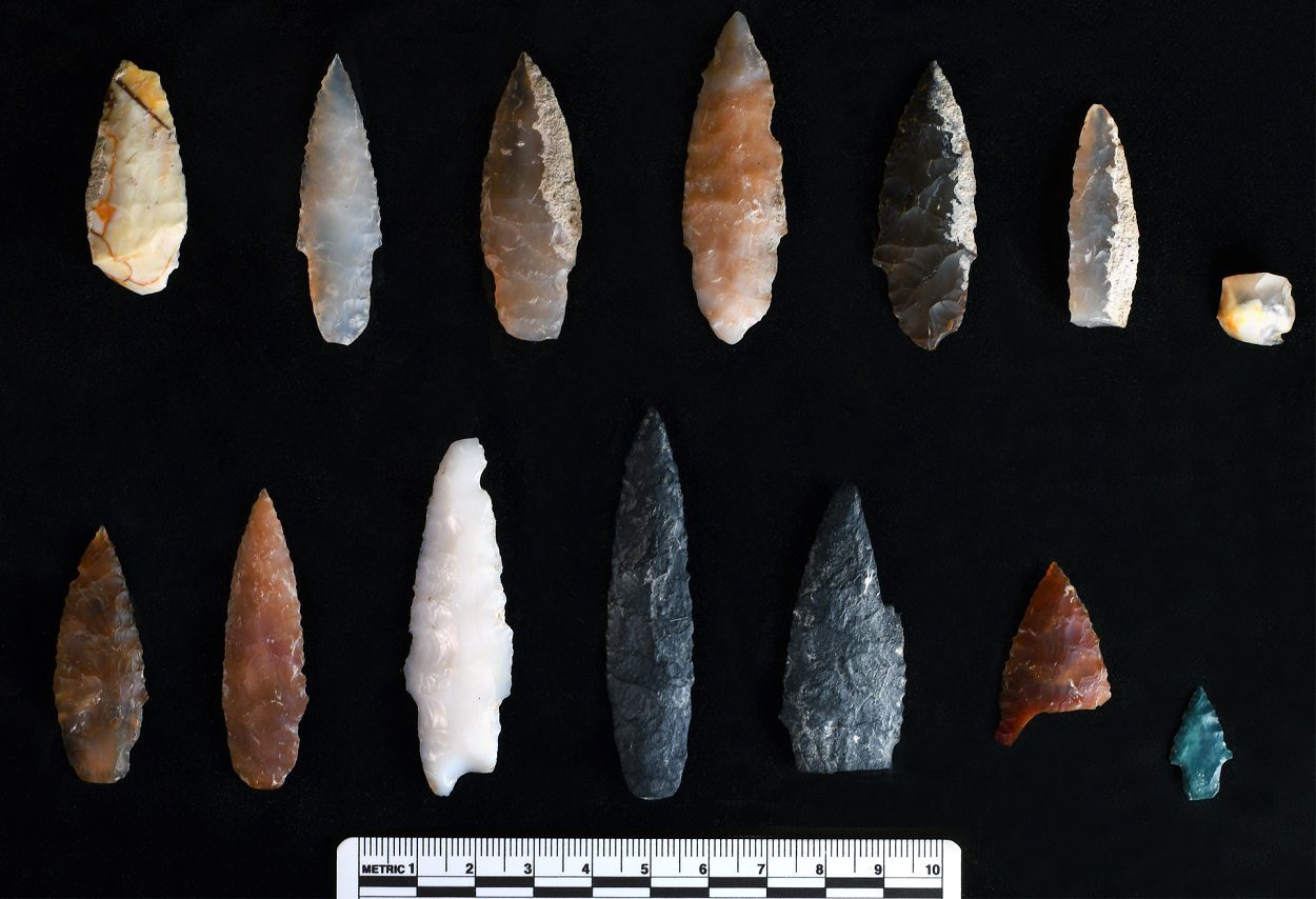 Stone projectile points