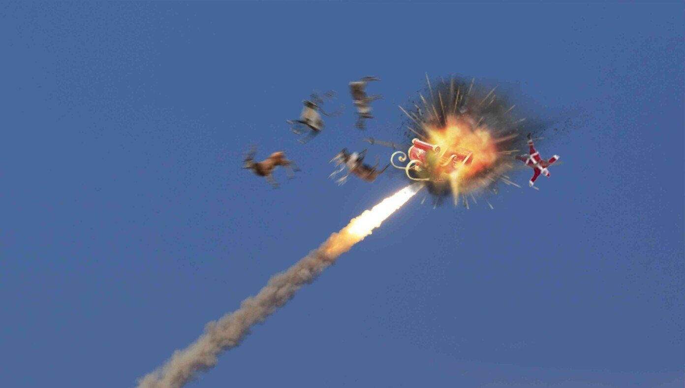 ukraine missile santa sleigh satire