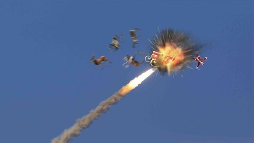 ukraine missile santa sleigh satire