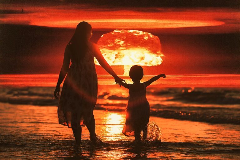 mother daughter mushroom cloud