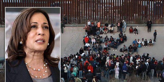 kamala harris migrants texas border
