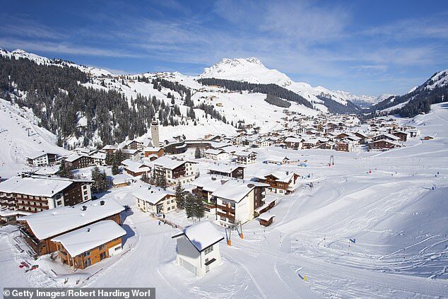 Click to enlarge Lech/Zuers, in western Austria ski resort avalanch