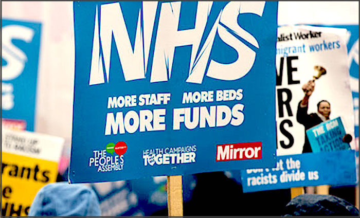 NHS protest