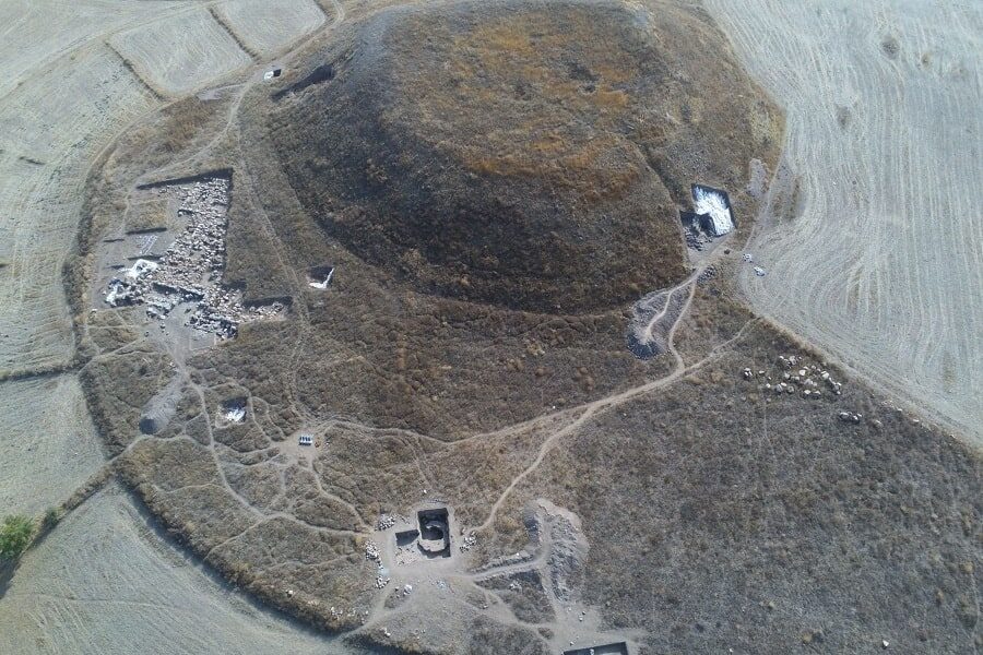Click to enlarge Uşaklı Höyük excavations