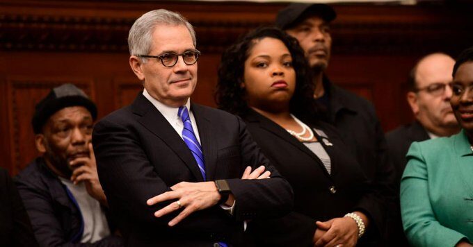 Philadelphia District Attorney Larry Krasner